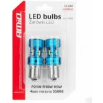 CANBUS LED žiarovky 1156 BA15S P21W R10W R5W 4SMD 1860 Biele 12V 24V AMiO-04252 – Hledejceny.cz