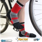 ToeToe CYCLE sportovní prstové ponožky červená – Hledejceny.cz