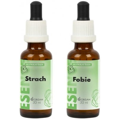 Bachovy esence Fóbie 30 ml + Strach 30 ml – Hledejceny.cz