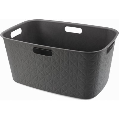 CURVER SOFTEX 45L Koš na čisté prádlo 39,7 x 59,4 x 27,4 cm, tmavě šedý 00572-Z68