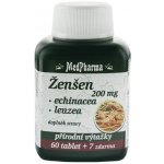 MedPharma Žen-šen 200 mg + Echinacea + leuzea 37 tablet – Hledejceny.cz