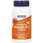 Now Foods Vitamín D3 1000 iu 360 kapslí – Hledejceny.cz