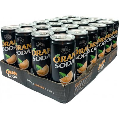 Lemonsoda Crodo Oran Soda italska limonáda 24 x 330 ml – Zboží Dáma