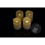 Nexos 33487 Dekorativní LED sada 4 adventní svíčky bílá – Hledejceny.cz