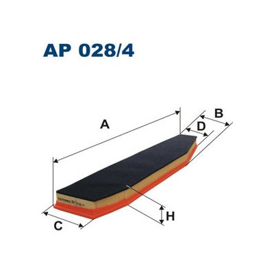 Vzduchový filtr FILTRON AP 028/4 – Hledejceny.cz