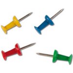 Mapové špendlíky CONCORDE, dóza 100ks, barevné – Hledejceny.cz
