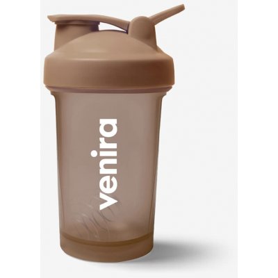 VENIRA shaker PRO s poutkem, tmavě hnědý - 400 ml – Zboží Mobilmania