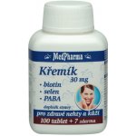 MedPharma Křemík 30 mg + Biotin + Paba 107 tablet – Hledejceny.cz