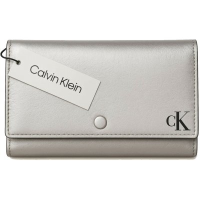 Calvin Klein dámská kabelka clutch s řetízkem stříbrná – Hledejceny.cz