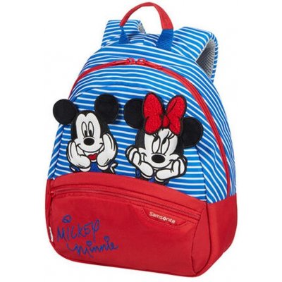 Samsonite batoh Disney Ultimate Minnie/Mickey Stripes modrý – Zboží Mobilmania