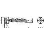 šroub do plechu 4.8x32 A2 NEREZ imbus DIN 912 Art:9051 – Zboží Mobilmania