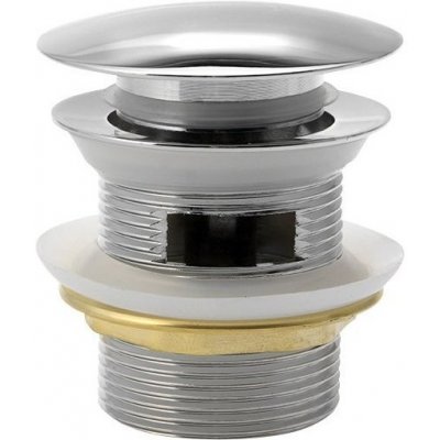 Aqualine Vanový odpad, Click Clack, pro vany s integrovaným přepadem, 1“1/2, chrom, TF5005 – Zboží Dáma