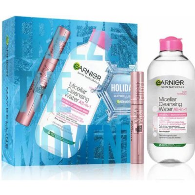 Maybelline Lash Sensational Sky High řasenka + Garnier Skin Naturals micelární voda pro citlivou pleť 400 ml + dárková sada pro ženy – Sleviste.cz