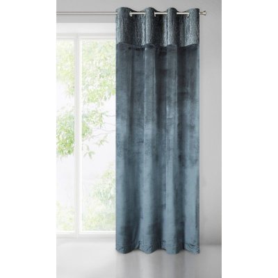 HOTOVÝ ZÁVĚS EVELYNE 140X250 CM ŠEDÁ OCELOVÁ – Sleviste.cz