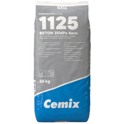 Cemix Beton C20/25 1125 25 kg – Zboží Mobilmania