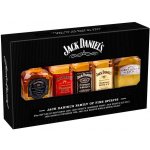 Jack Daniel's Family of Spirits Pack 5 x 40% 0,05 l (set) – Zboží Dáma