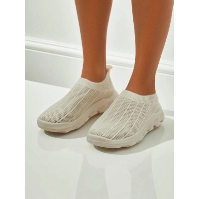 Resti Women's Slip-On Fabric Sports Shoes Perrey krémová – Zboží Mobilmania