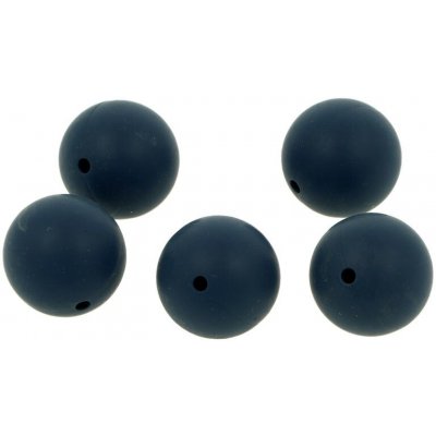 Natana silikonové korálky tmavě modré 19 mm 5 ks – Hledejceny.cz