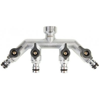 Armaturenfabrik Oehler GmbH GEKA IDEAL čtyřcestný rozdělovač s konektory pro rychlospojky 46.0433.9 – Sleviste.cz