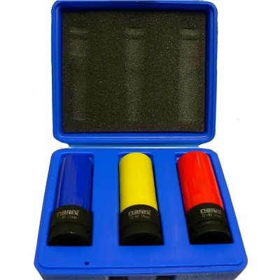 Narex 443001405 Sada hlavic 1/2" CrMo na kola 17,19,21mm – Sleviste.cz