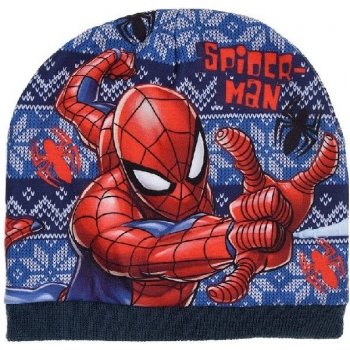 čepice Spiderman hs 4012 modrý lem
