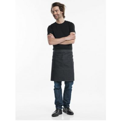 Chaud Devant Gastro zástěra Black Denim Black – Hledejceny.cz