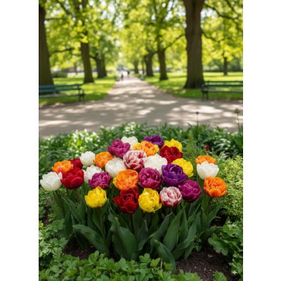 Mix plnokvětých tulipánů 50 ks Velikost hlíz: 10/11 – Zboží Dáma