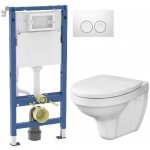 GEBERIT Duofix tlačítko DELTA21 bílé WC CERSANIT DELFI + SEDÁTKO 458.103.00.1 21BI DE1 – Zboží Dáma