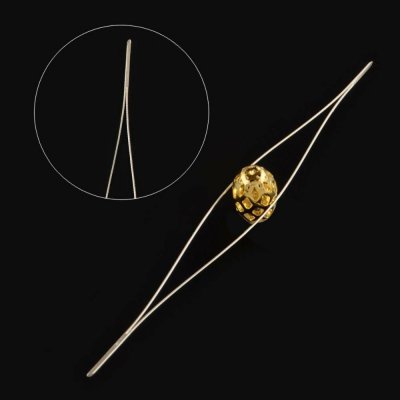 Speciální nerezová korálkovací jehla - 57 x 0,5 mm - 1 ks – Zboží Dáma