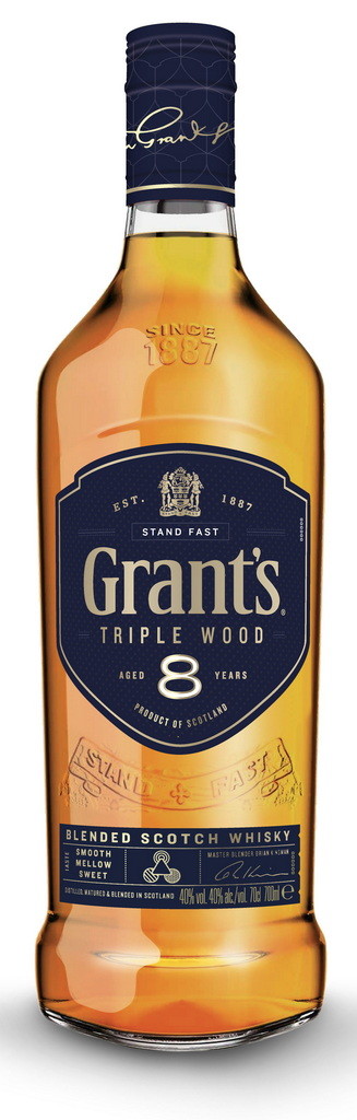 Grants Triple Wood 8y 40% 0,7 l (holá láhev)