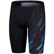 Speedo Hyperboom V-Cut Jammer Black/Picton Blue/Siren