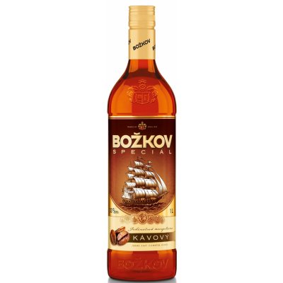 Božkov Speciál Kávový 33% 1 l (holá láhev)