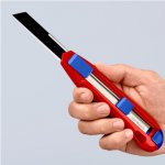Nůž ulamovací 18mm s vysunovací lištou CutiX Knipex 90 10 165 BK – Hledejceny.cz