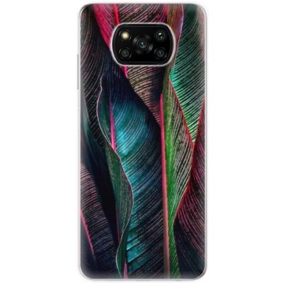 Pouzdro iSaprio - Black Leaves - Xiaomi Poco X3 Pro / X3 NFC – Zbozi.Blesk.cz