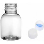 Tera Plastová lahvička čirá s bílým uzávěrem 50 ml – Sleviste.cz