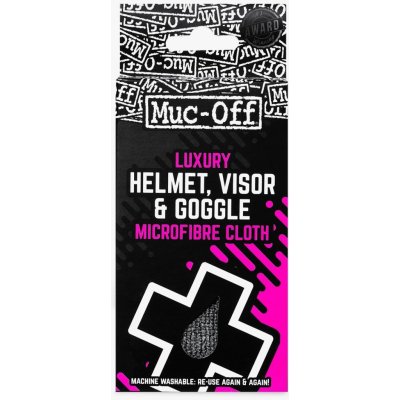 Muc-Off Luxury Helmet, Visor & Goggle Microfibre Cloth