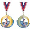 Sportovní medaile Akrylátová medaile Akrobatická gymnastika Zlatá