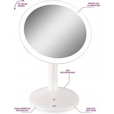 RIO MMST Rose Gold LED Kosmetické zrcadlo – Hledejceny.cz