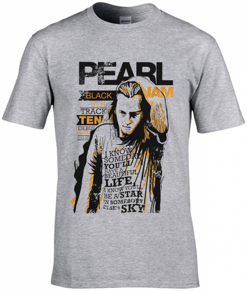 tričko Pearl Jam Ten Bílá | Srovnanicen.cz