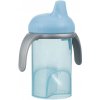 Dětská láhev a učící hrnek Difrax dětský hrneček s tvrdým pítkem modrý 250 ml