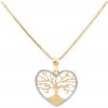 Přívěsky Beny Jewellery Zlatý Přívěsek Srdce a Strom Života 7151512