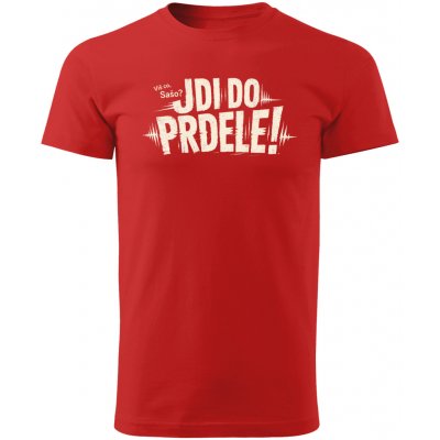 Grooters pánské tričko Filmové hlášky Víš co Sašo? modrá – Hledejceny.cz