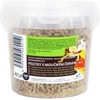 UGF peletky s moučným červem 500 ml – Sleviste.cz