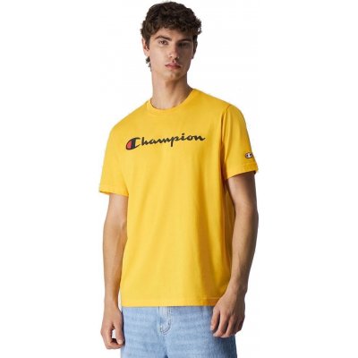 Champion Crewneck T-Shirt žlutá – Sleviste.cz