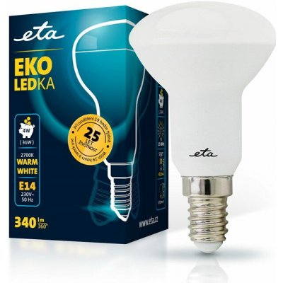 Eta EKO LEDka reflektor 4W, E14, teplá bílá – Hledejceny.cz