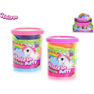 Unicorn hmota duhová prdící v kelímku – Zboží Dáma