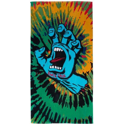 Santa Cruz osuška Screaming Hand Rust Tie Dye 150 x 90 cm – Hledejceny.cz