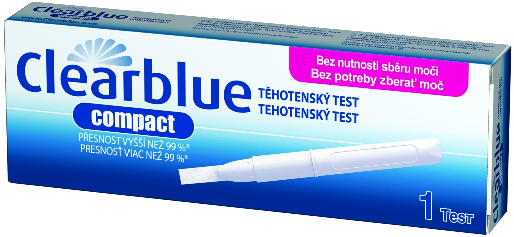 Clear Blue těhotenský test Clearblue Compact 1 ks od 99 Kč - Heureka.cz