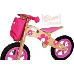 Bino DŘEVO růžové květinové – Zboží Dáma