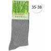 Emi Ross B-2001 dámské ponožky z bambusového vlákna 1 pár šedé